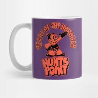 Hunts Point Bronx NYC - Comic-Style Neighborhood Vibe Mug